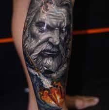 Poseidon Tattoo 44 Tatouage Poseidon Tatouage Dieu Grec Tatouage Interieur Bras