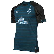 The world's largest online football store for football boots, football shirts & kits, football equipment, goalkeeper gloves, base layer & more. Sv Werder Bremen Kids Away Trikot 18 19 Turquoise Black 79158u Online Kaufen Ab 39 00 Cawila Teamsport