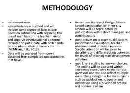 A particular procedure or set of procedures. Sample Of Methodology In Thesis Proposal