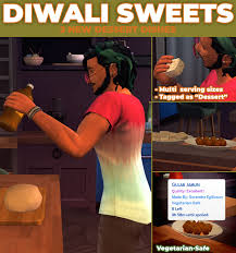 Sims 4 sims 3 sims 2 sims 1 artists. Mod The Sims Diwali Sweets 2 New Custom Recipies