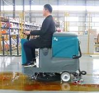Factory Wholesale Cleaning Equipment OEM/ODM Industry Commercial Ride on  Floor Scrubber Drier