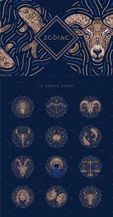 Zodiac Illustration Collection This Collection Includes 12 Vector Zodiac Signs 12 Vector Frames 3 Patterns Great For S Zodiac Art Astrology Art Horoscope Art