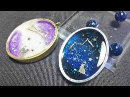 レジン ジェルを使って 立体感のある宇宙塗りのやり方 resin how to galaxy youtube アクセサリー 手作り アクセサリー 宇宙塗り