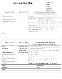 10 Nursing Care Plan Templates Free Sample Example Trinidad