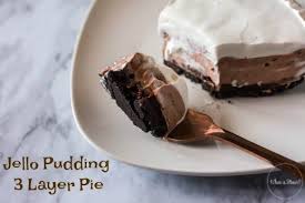 Jello instant pudding cake recipes. Jello Pudding 3 Layer Pie