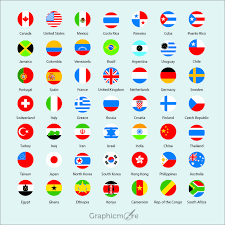 International Flags Icons Pack Free Vector File For Website Banner Poster Brochure Flyer Etc Features 1 Colors Flag Icon International Flags Taiwan Flag