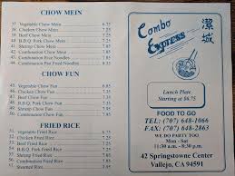 Vallejo, ca 94590 (map & directions) phone: Combo Express In Vallejo Restaurant Menu And Reviews