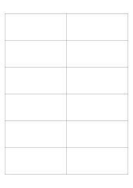 8 rectangle labels per a4 sheet, 21 mm x 220 mm. Templates Townstix