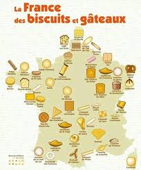 Biscuits Et Gateau De France Biscuits Francais L Education Francaise Carte De France