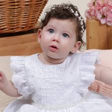 Vestido Menina Roupa Para Batizado Anos Vestido De Batizado Infantil  Feminino Bebê Menina Com Pérolas 100