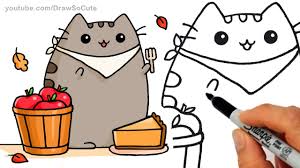 Draw so cute pusheen coloring pages. Draw So Cute Pusheen Coloring Pages Novocom Top