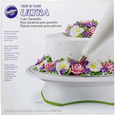 Make It Easy To Decorate All The Way Around Your Cake With The Trim 39 N Turn Ultra Cake Cake Decorating Turntable Easy Cake Decorating Cake Decorating Stand