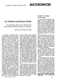 Outdoor air pollution caused 6,251 deaths in malaysia in 2012, according to a recent report by the world health organisation. Air Pollution And Human Health Science