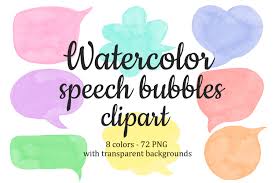 Woman with a talking balloon clipart. Speech Bubbles Chat Bubble Text Clouds Clipart Colorful Thought Bubble By Sweetreniegraphics Thehungryjpeg Com