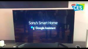 Ces 2018 Sony Android Tv With Google Assistant Demo First Look Digit In Youtube