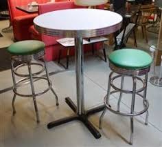 Retro Pub Table And Two Stools Pub Table Pub Table And Chairs Table And Chair Sets