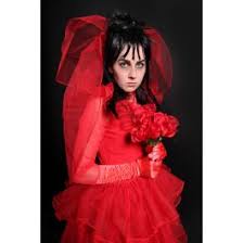 If you are wanting to be lydia deetz from the show beetlejuice or wondering how i made my costume from my lydia video then your in the right place. Lydia Deetz Red Wedding Dress Costume Off 66 Felasa Eu