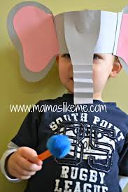 Mamas Like Me Easy Horton Hears A Who Mask Headband Crafts Zoo Crafts Elephant Crafts