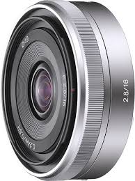 Sony 16mm F 2 8 E Mount Wide Angle Lens Silver Sel16f28 Best Buy Wide Angle Lens Camera Lenses Wide Angle