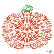 Download Mandala Pumpkin Mandala Vinyl Crafts Silhouette Cameo Projects