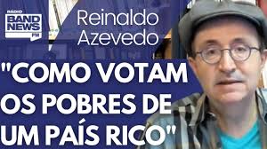 Reinaldo: Pobres, até agora, repudiam Bolsonaro