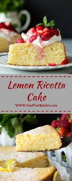 Lemon Ricotta Cake My Like Share Lemon Ricotta Cake Lemon Desserts Ricotta Cake
