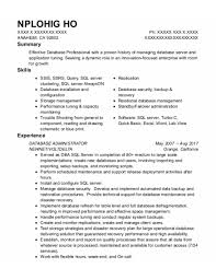 20 Best Database Administrator Resumes Resumehelp