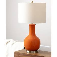 Ceramic Table Lamps Overstock Shopping Light Fixtures To Brighten The Room Orange Table Lamps Ceramic Table Lamps Table Lamp Design