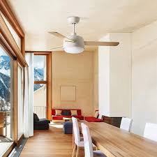Klar Ceiling Fan White Ceiling Fan Ceiling Fan Scandinavian Ceiling Lighting
