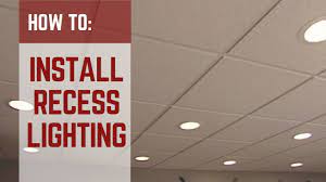 We have many attractive drop ceiling lights such as recessed fluorescent and led troffers so that you can find the perfect fit for your building. How To Installing Recessed Lighting Youtube