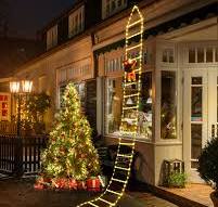 Amazon.com: Christmas Decorations LED Ladder Lights with ...