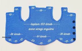 Erkek Bebekler Icin Yada Erkek Cocuklar Icin Yapilan Ve Cok Yakisan Ata Yelegi Siyah Yakali Ata Yelek Mode Orgu Baby Knitting Patterns Tig Isi Bebek Elbiseleri