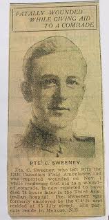 Private Carson Francis Sweeney (1891-1917)