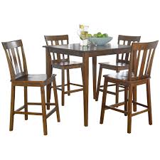 Bonnlo 5 pieces dining set modern dining table set for 4 persons kitchen dining table with 4 pu leather chairs dining room table with tempered glass top. Small Dining Tables Walmart Com