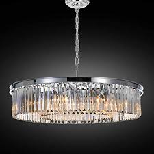 The choice for dining room ceiling lights is endless with modern fixtures that are also customizable in some cases. Buy Meelighting Crystal Chrome Chandeliers Modern Contemporary Ceiling Lights Fixtures Pendant Lighting For Dining Room Living Room Chandelier D33 5 8 Lights Online In Turkey B07mqtfdwv