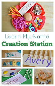 Learning Names Creation Station For Preschool Preschool Names Kindergarten Names Preschool Activities