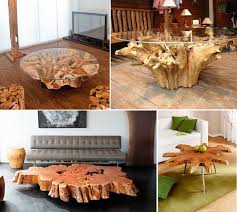 Mesas hechas de tronco de arbol con resina en cali valle : Paco Escriva Muebles Mesas De Troncos De Madera El Complemento Ideal Para Interiores De Estilo Rustico Urbano