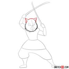 Maybe you would like to learn more about one of these? How To Draw Inosuke Hashibira Demon Slayer Sketchok Easy Drawing Guides