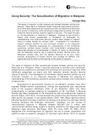 Your social security number (ssn) is sensitive, personal identification information. Pdf Using Security The Securitisation Of Migration In Malaysia George May And The New Birmingham Review Academia Edu