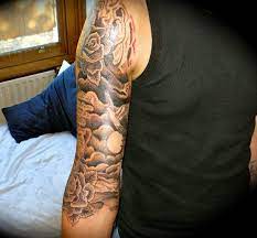 The tattoos can be colorful or black and white. The 85 Best Cloud Tattoos For Men Improb