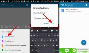 Word pdf ini mengubah file pdf kamu menjadi word yang extract yang berbeda dengan mengeditnya, menyimpan perubahan. Cara Convert Pdf Ke Word Dengan Hp Android Gratis Dan Cepat