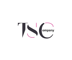 Black And White Letters Logo Tsc Logo Design Brannet Market Letter Logo Design Three Letter Logos Graphic Design Logo