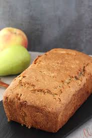 Bursting with chunks of apple and lots of sweet spices in every bite! Moist Eggless Apple Pear Cinnamon Bread Cooking Carnival