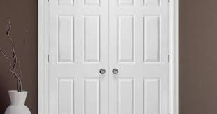 Door reinforcement lock, 3 in. Masonite 48 In X 80 In 6 Panel Primed White Hollow Core Textured Composite Prehung Interior French Door 37839 The Home Depot Double Doors Interior French Doors Interior Prehung Interior French Doors