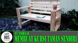 Sekali dalam kedudukan meletakkan tanda di sisi jawatan supaya anda tidak kehilangan kedudukan. Cara Membuat Kursi Taman Dari Kayu Bekas Youtube