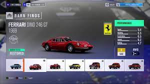 Avehicles featured in the april top gear car pack. Forza Horizon 3 Ferrari Dino 246 Gt Video Games Wikis Cheats Walkthroughs Reviews News Videos