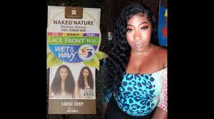 Results in less than 12 hours! The Best 100 Virgin Hair Wig Ever Bss Edition Naked Nature Wet Wavy Loose Deep Youtube