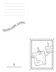From simple ones to funny designs, you can choose from. Birthday Card Coloring Page Coloring Home