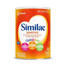 Similac Sensitive Infant Formula For Fussiness Gas Due To Lactose Sensitivity Baby Formula Powder 34 9 Oz Case Of 3