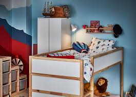 Kura White Pine Reversible Bed 90x200 Cm Ikea In 2021 White Bedding Kids Room Bed Kura Bed